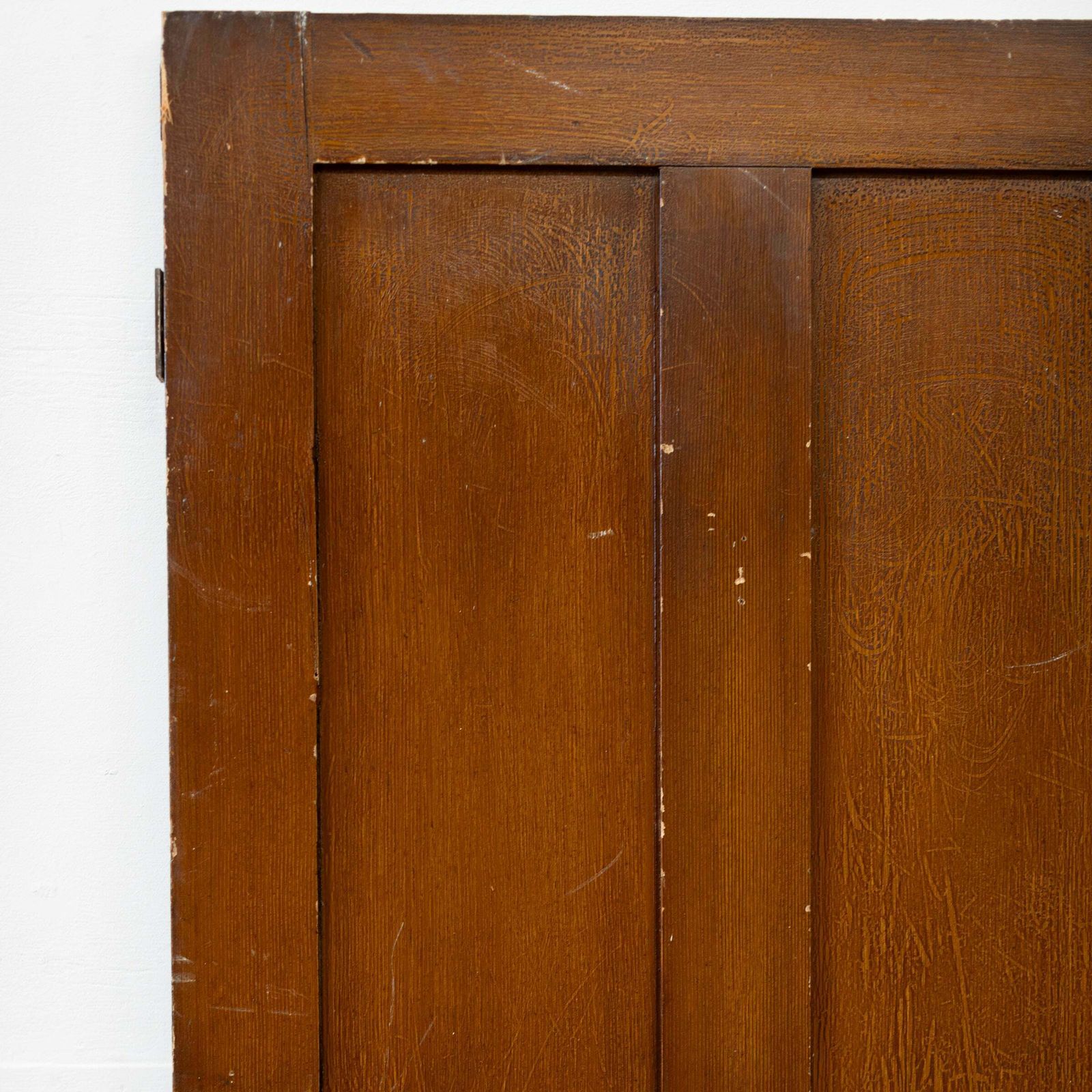 Antique Reclaimed Victorian 4 Panel Door   199cm X 80.5cm photo vinterior
