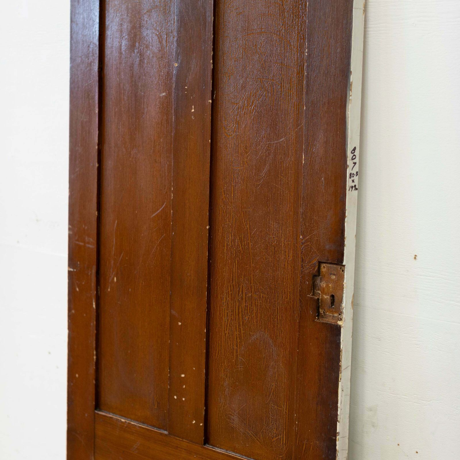 photo for sale Antique Reclaimed Victorian 4 Panel Door   199cm X 80.5cm