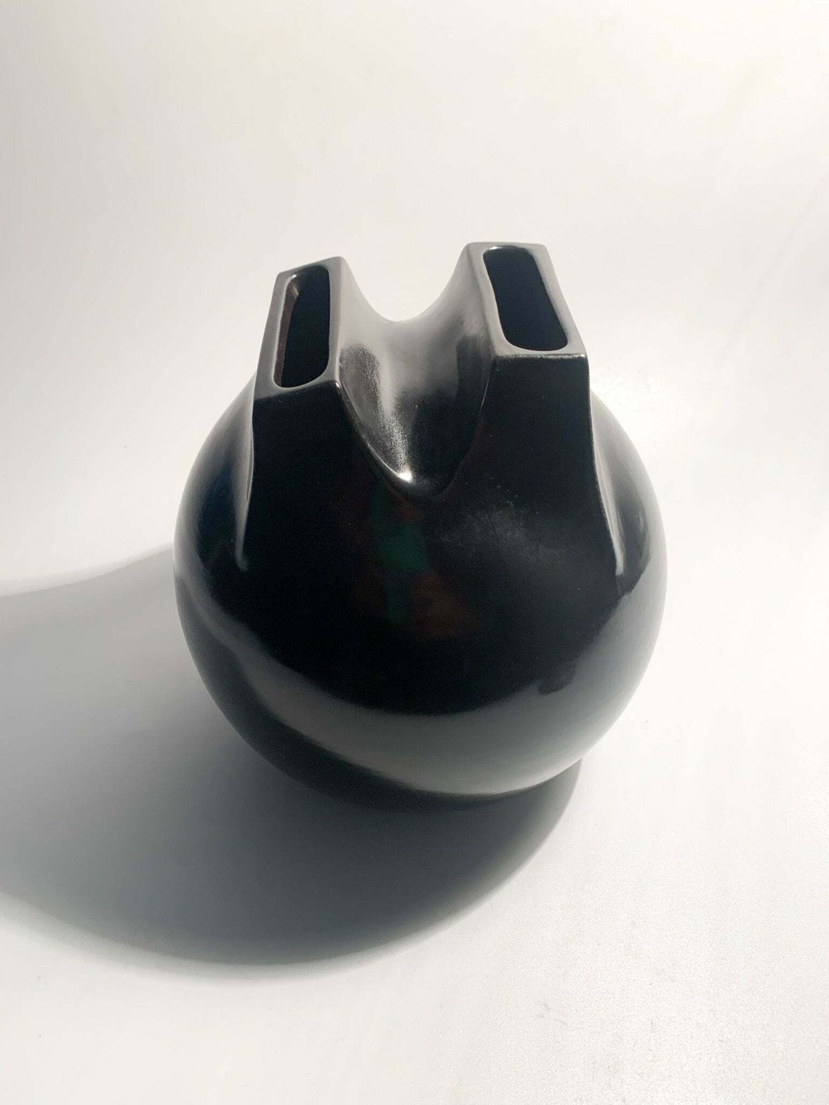 Ceramic Whistle Vase With Double Mouth By Franco Bucci, 1970s photo furniture