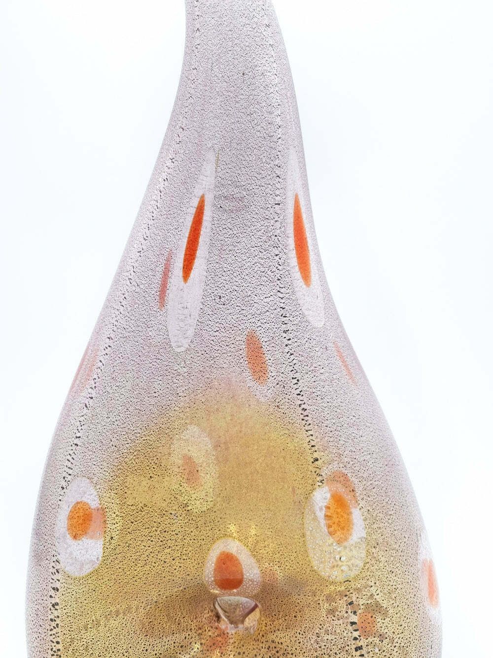 Murano Glass Vase From Vetreria Badioli, 1970s photo 477.5