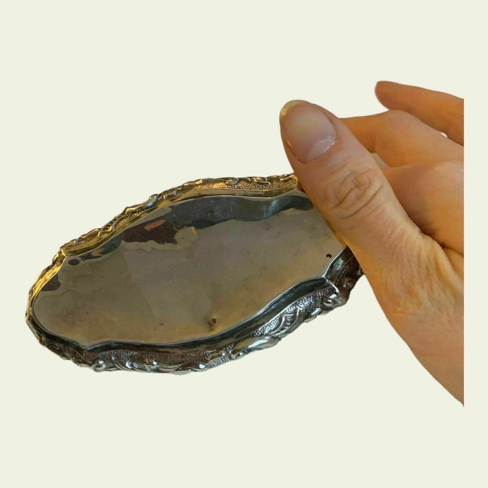 Victorian Sterling Silver Snuff Box, Made By E J Trevitt And Sons And Hallmarked Chester 1905 photo 130.0