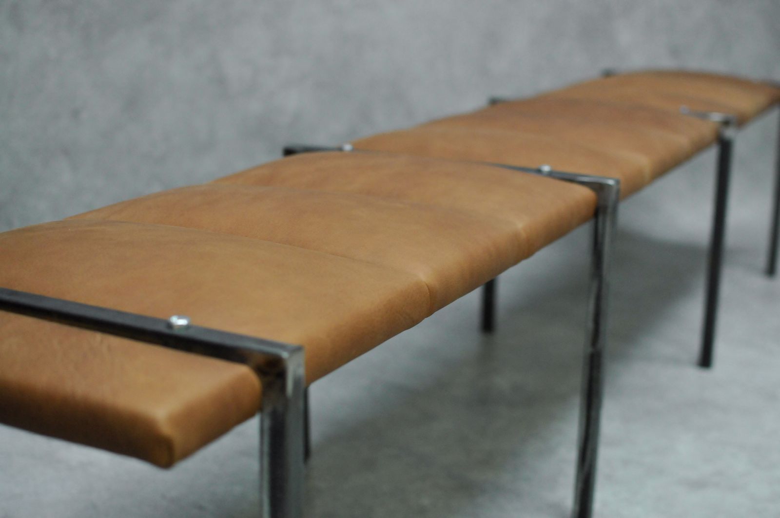 Bench Brushed Industrial Style Bench