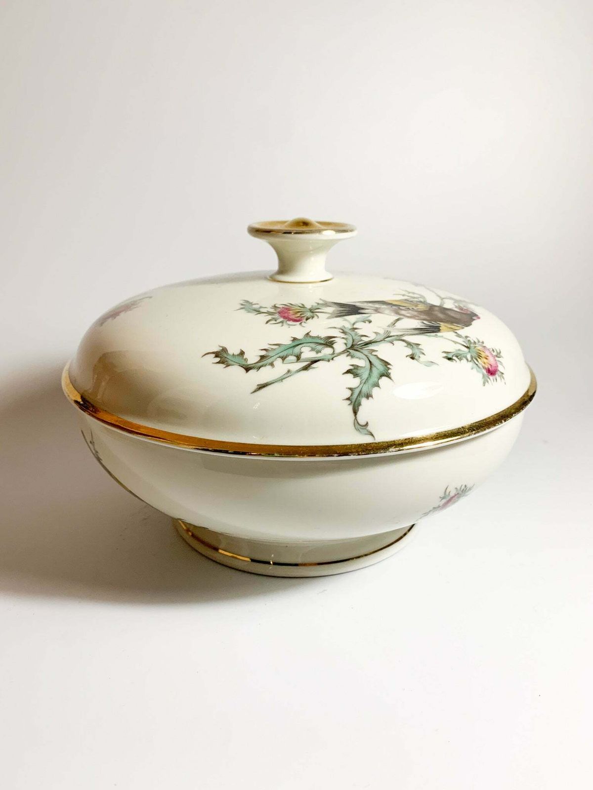 Porcelain Potiche By Johann Seltmann, Hand Decorated From The 1950s
