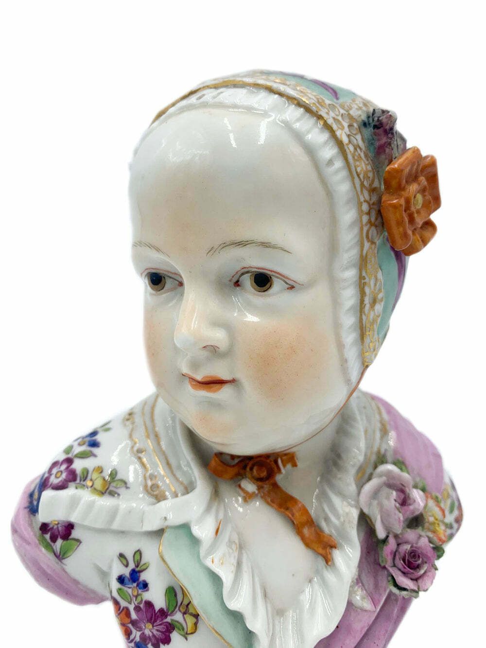 Sculpture Of A Little Girl In French Ceramic From The 1920s photo furniture