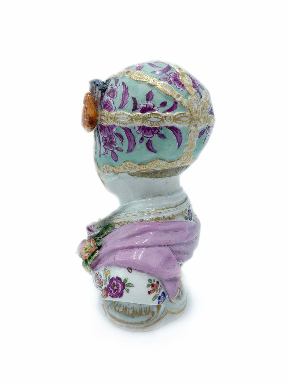 Sculpture Of A Little Girl In French Ceramic From The 1920s photo Home Decor