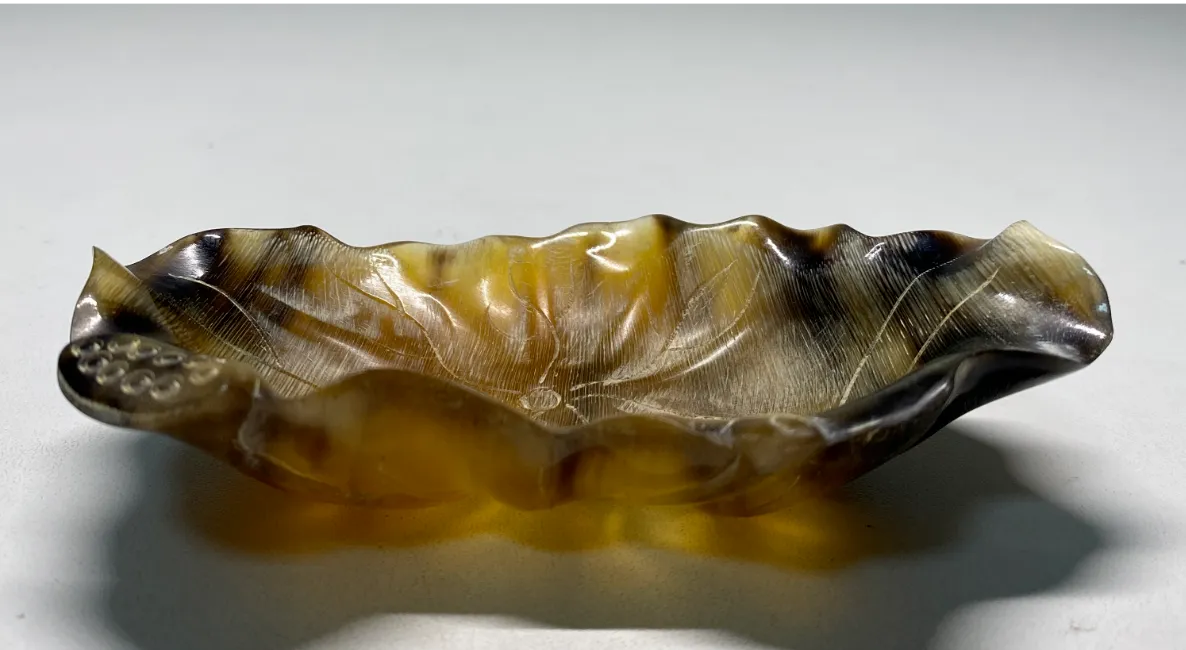 Chinese Black Hoof Handcarved Scholar Brushpen Washer