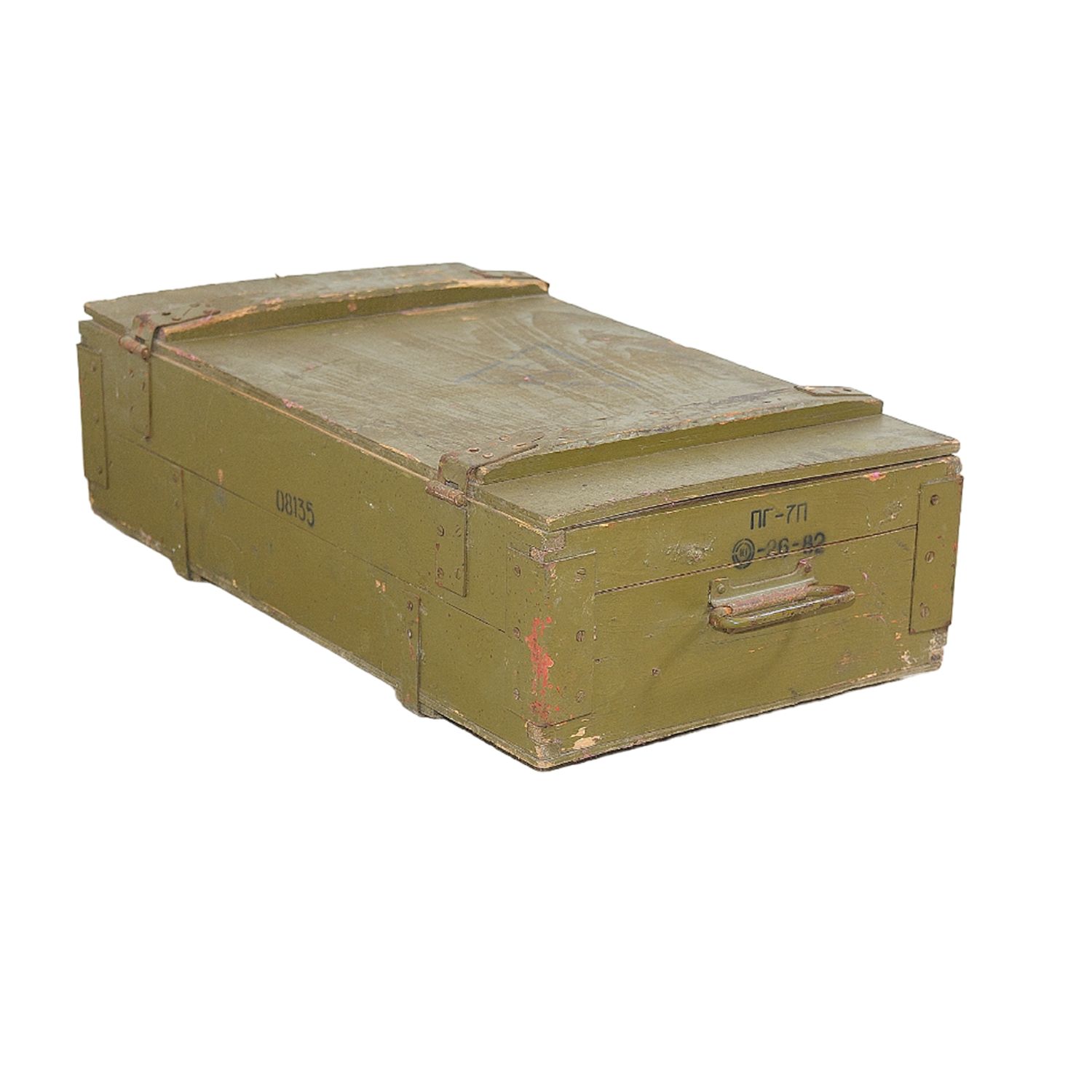 Eastern Bloc Wooden Military Crate, Soviet Union