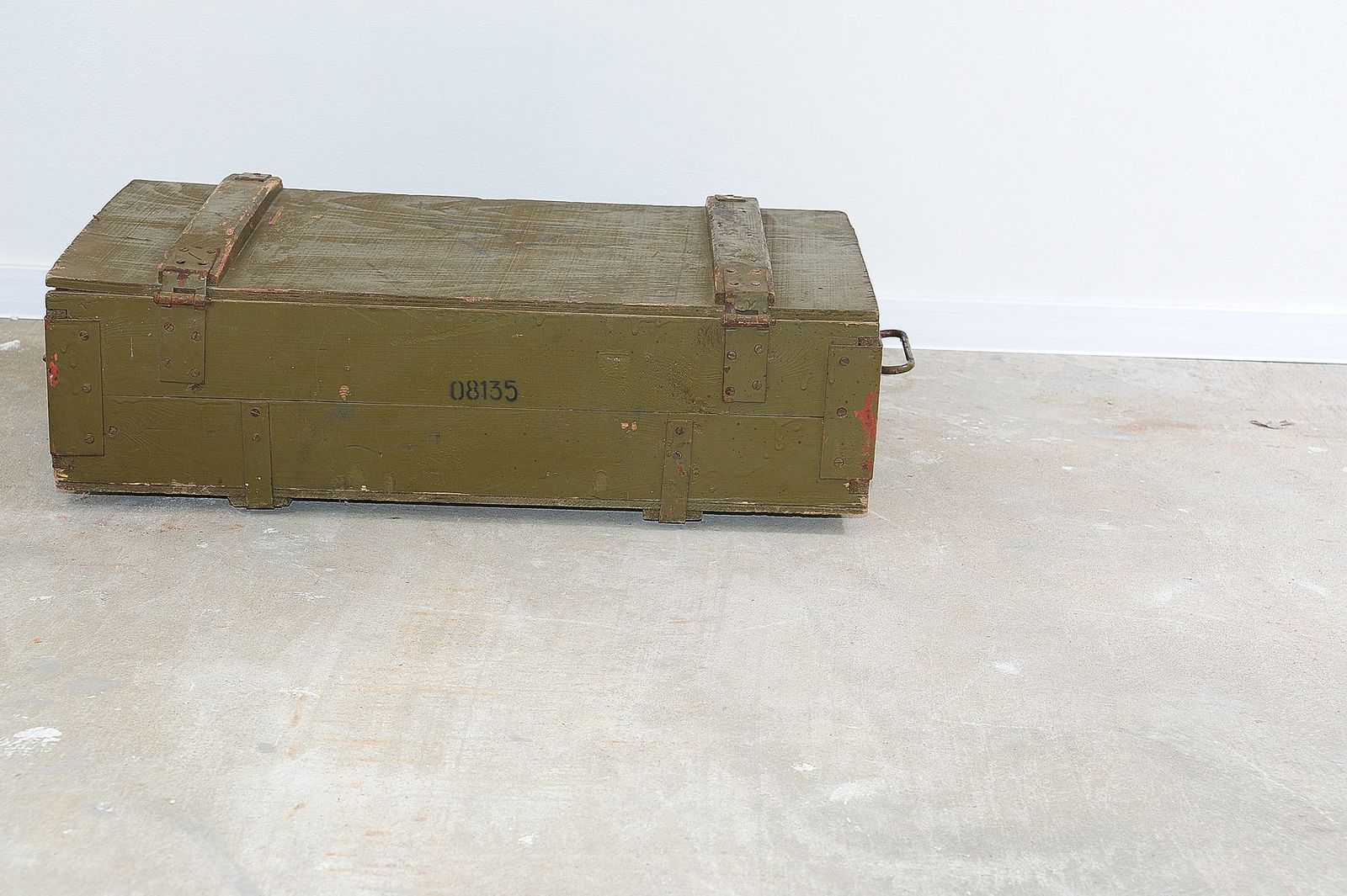 Eastern Bloc Wooden Military Crate, Soviet Union photo vinterior