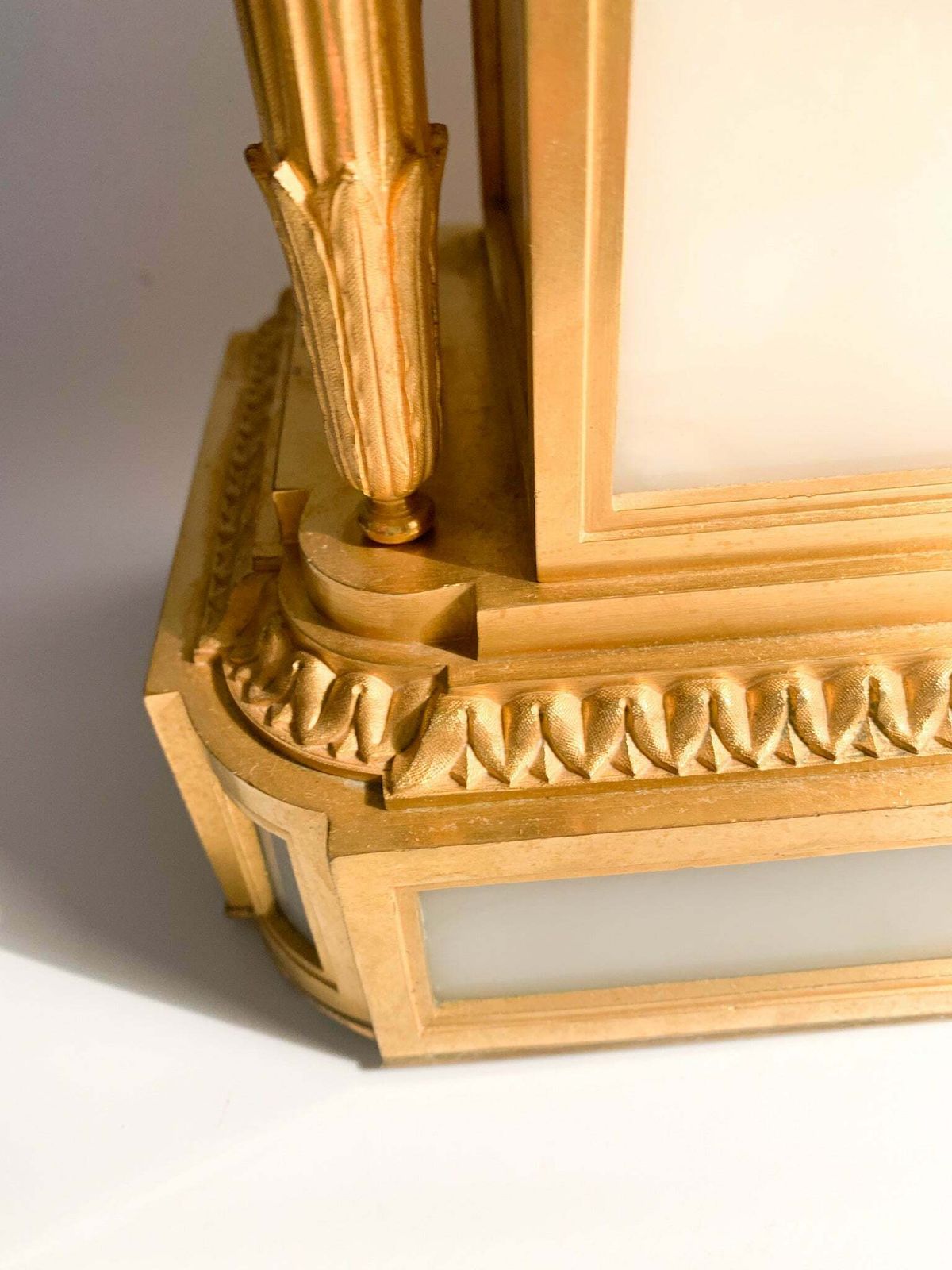 Raingo Frères Louis XVI Style Table Clock In Alabaster And Gilt Bronze From 1800 photo 2778.75