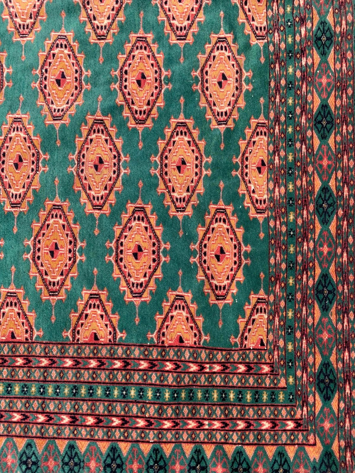 Pakistani Bukhara Rug From The 1970s photo Textiles