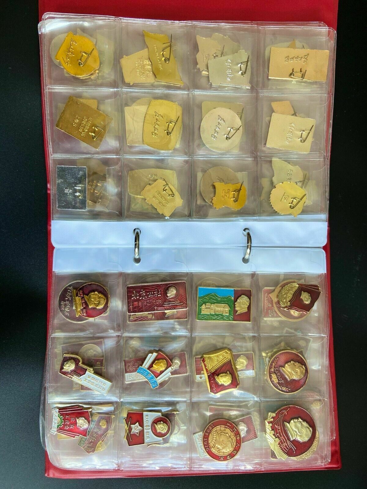Collection Of Red Chairman Mao Badge Medal Commemorative Medals 120pcs photo buy