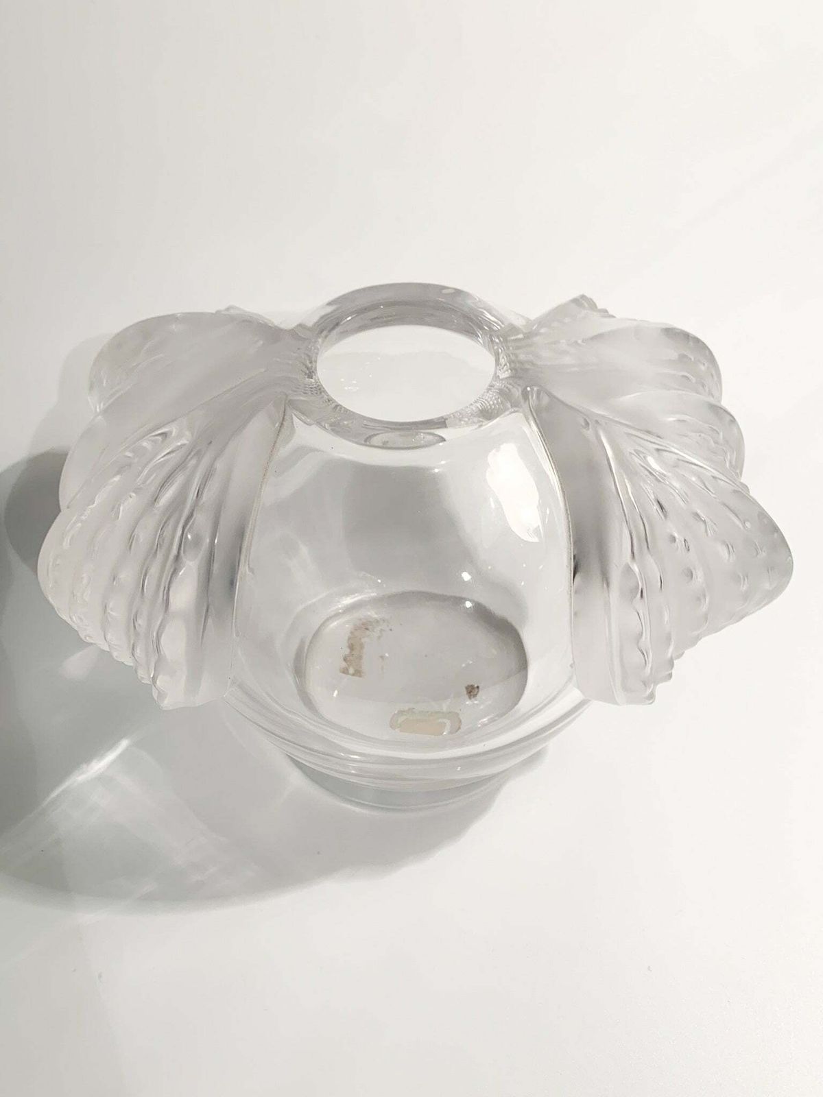 Lalique Crystal Vase, San Diego Model, 1940s photo vinterior