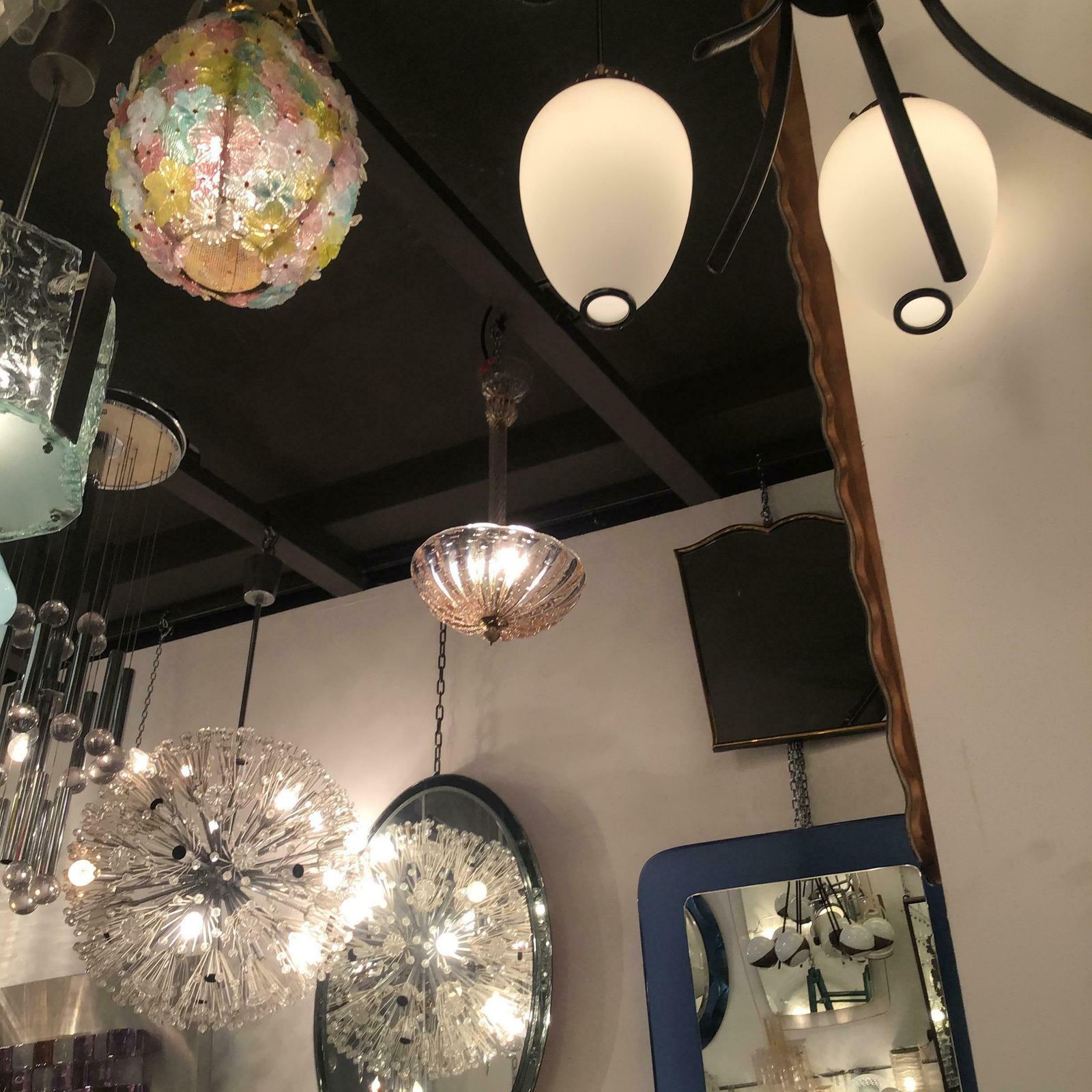 photo furniture Barovier And Toso Pink Brass Glass Chandelier From 1940 Italy