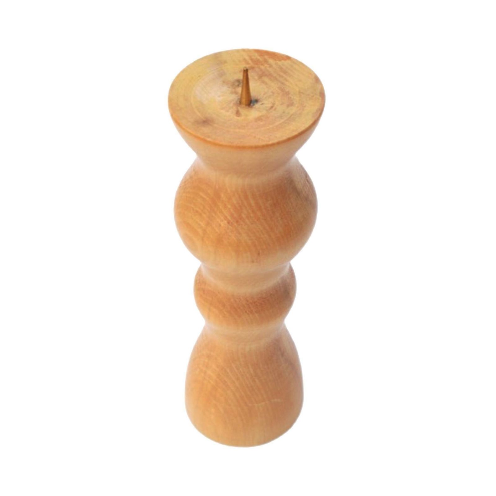 Wooden Modernist Candlestick, Denmark, 1970s. photo for sale