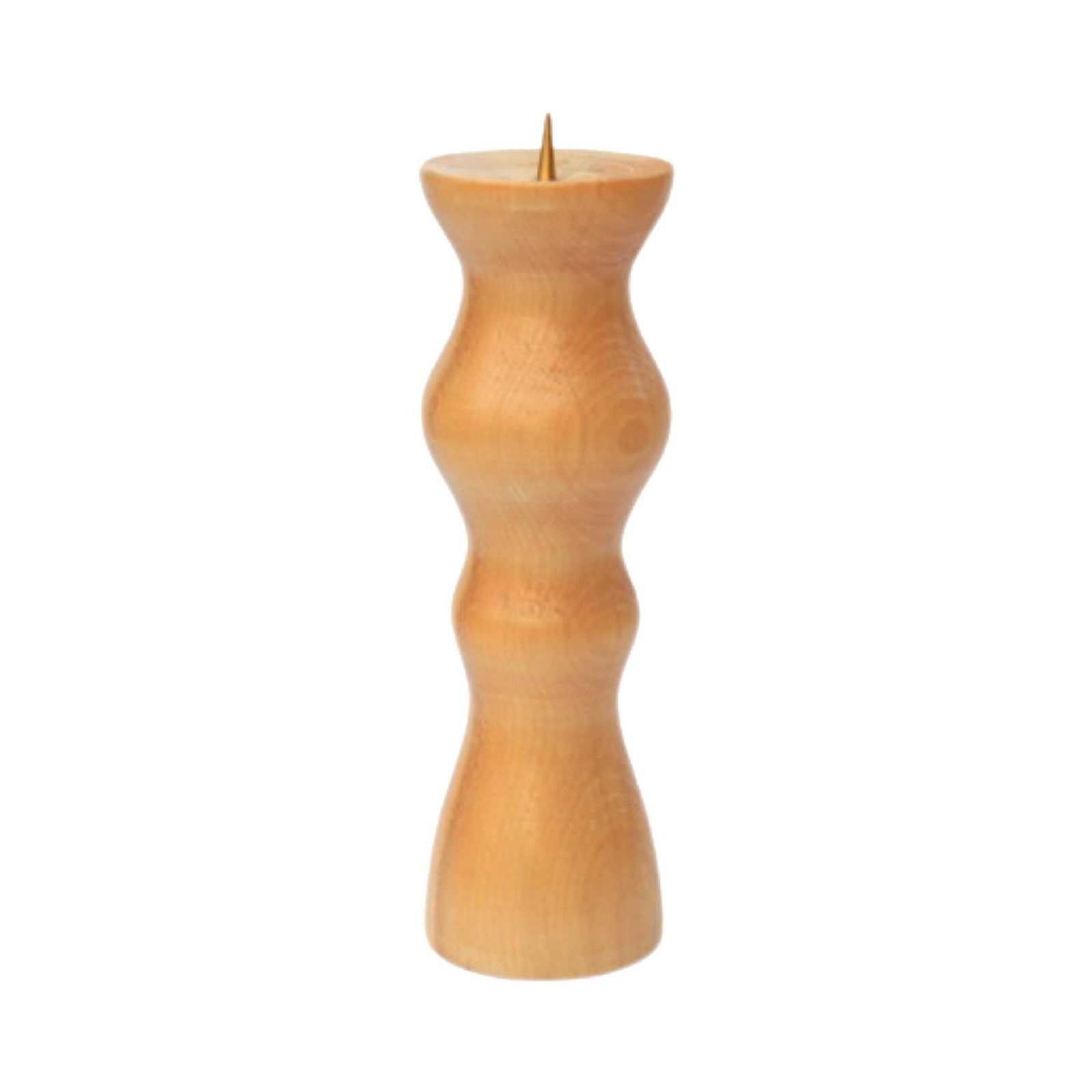 photo for sale Wooden Modernist Candlestick, Denmark, 1970s.