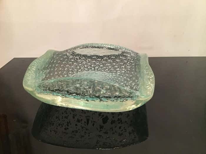 photo vintage Venini Centerpiece Murano Glass, 1950, Italy