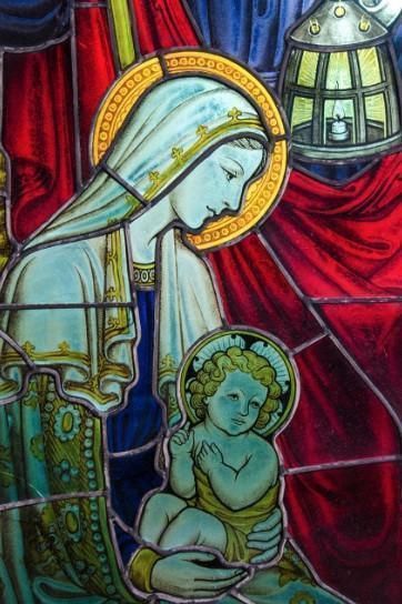 Original Antique Stained Glass Church Windows photo furniture