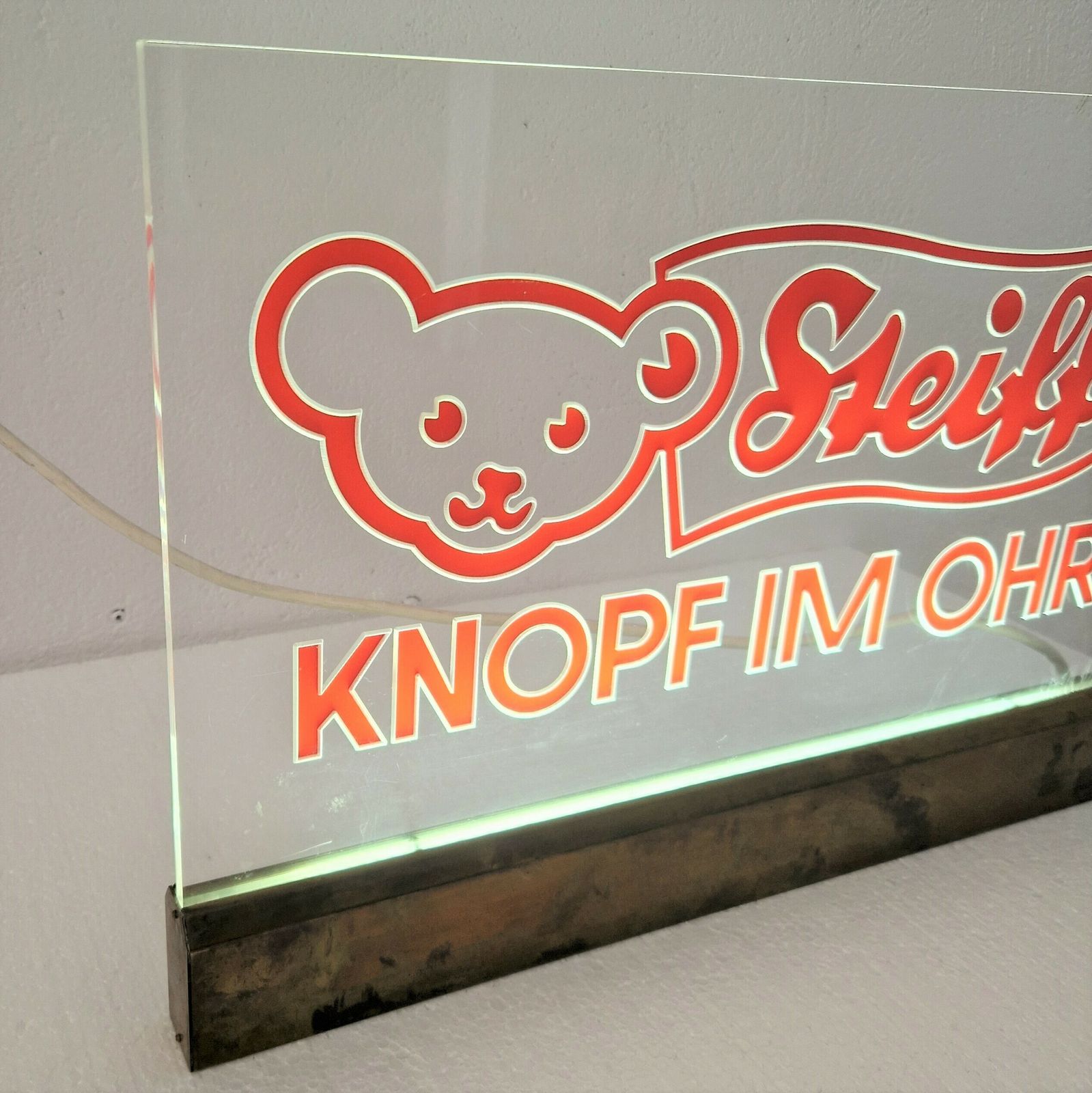 Ultra Rar. Mid Century Advertising Neon From Steiff. 1960   1965 photo furniture