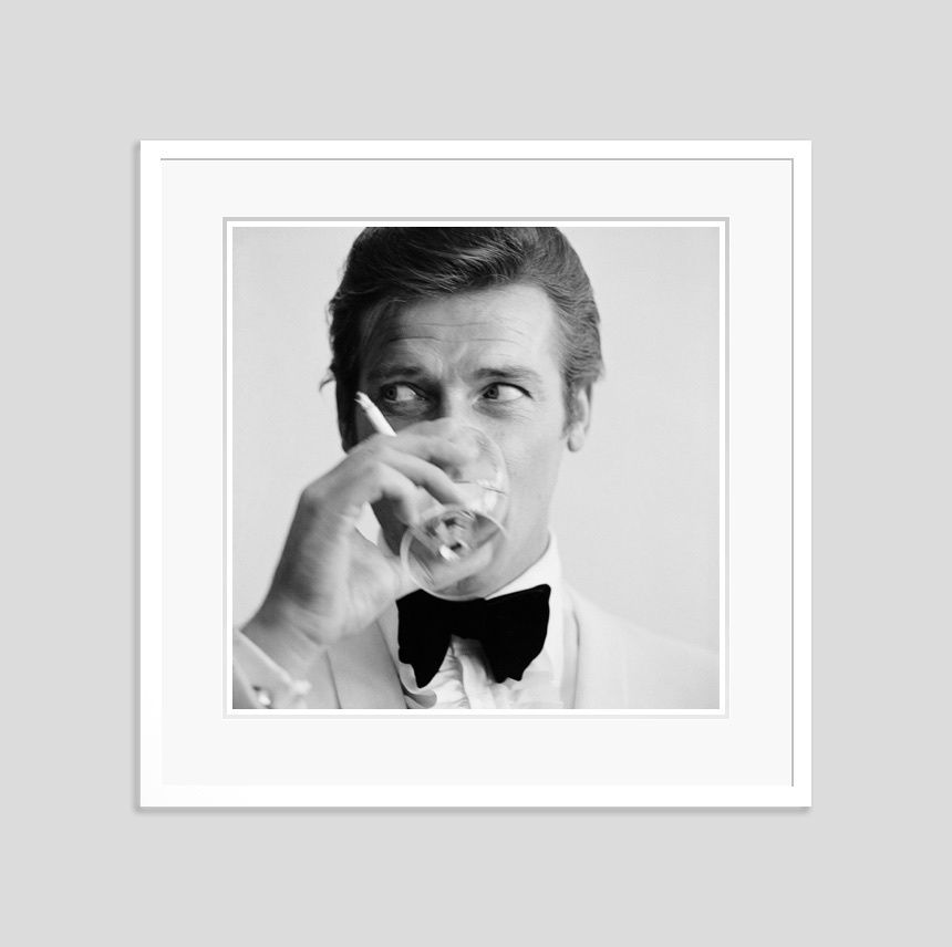 Shaken Not Stirred White Framed
