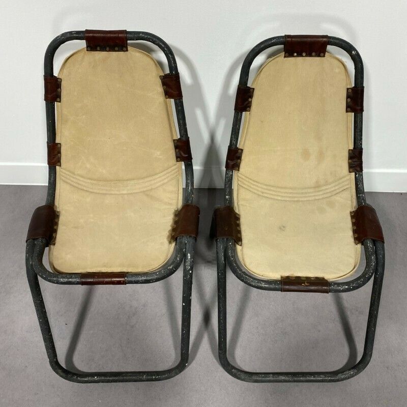 Paar Stoelen In De Stijl Van Charlotte Perriand photo Meubels