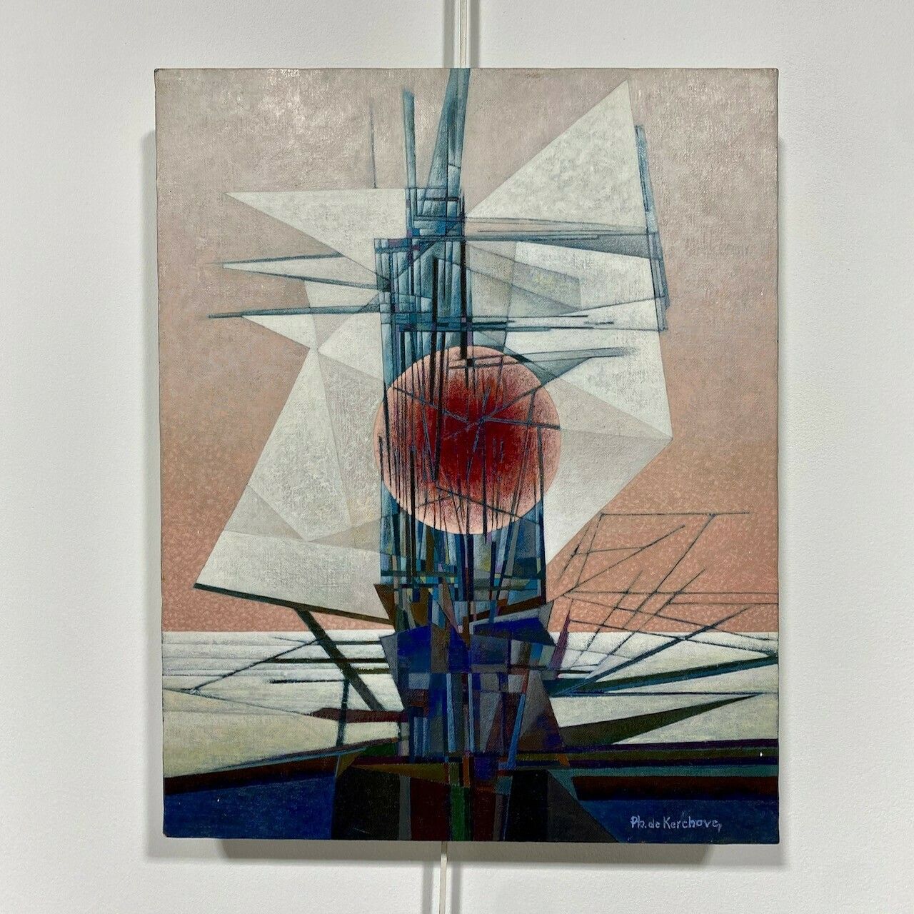 Abstract Schilderij, Acryl Op Doek, Van Ph. De Kerckhove photo vinterior