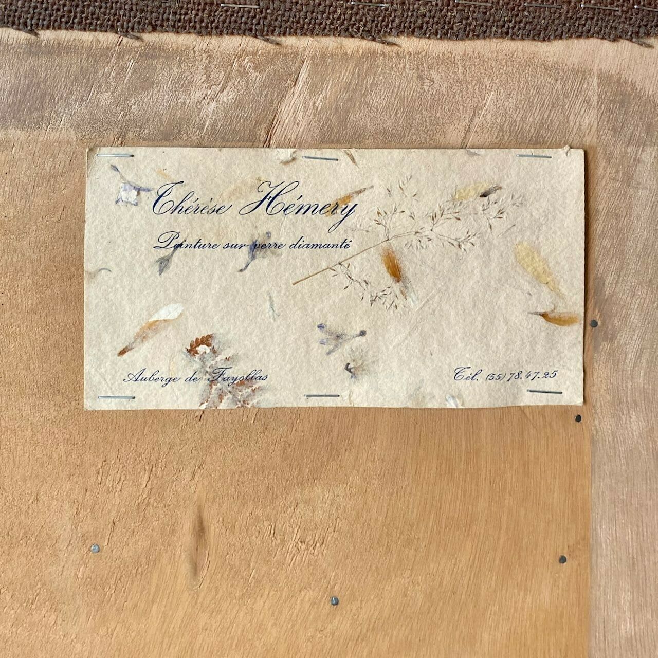Thérèse Hémery   Schilderij Met Diamantglas   Boeket photo Kunst