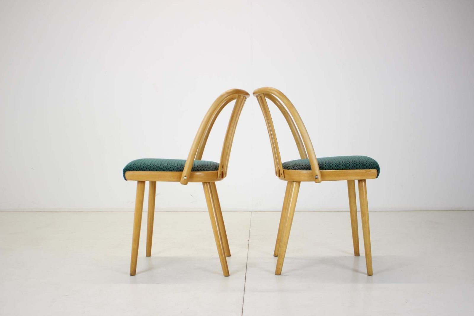 1960s Antonin Suman Set Of Six Dining Chairs Czechoslovakia photo for sale
