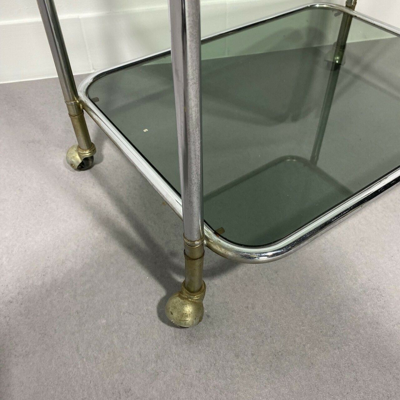 Meubels Vintage Chromen Barcart photo