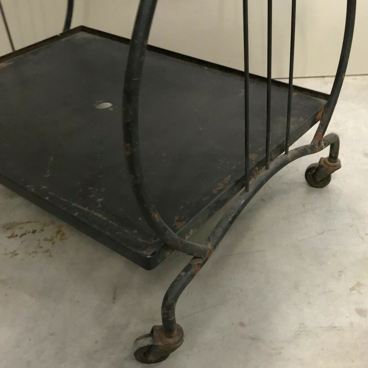Bar Cart With A Harp, Mid 20th Century photo for sale