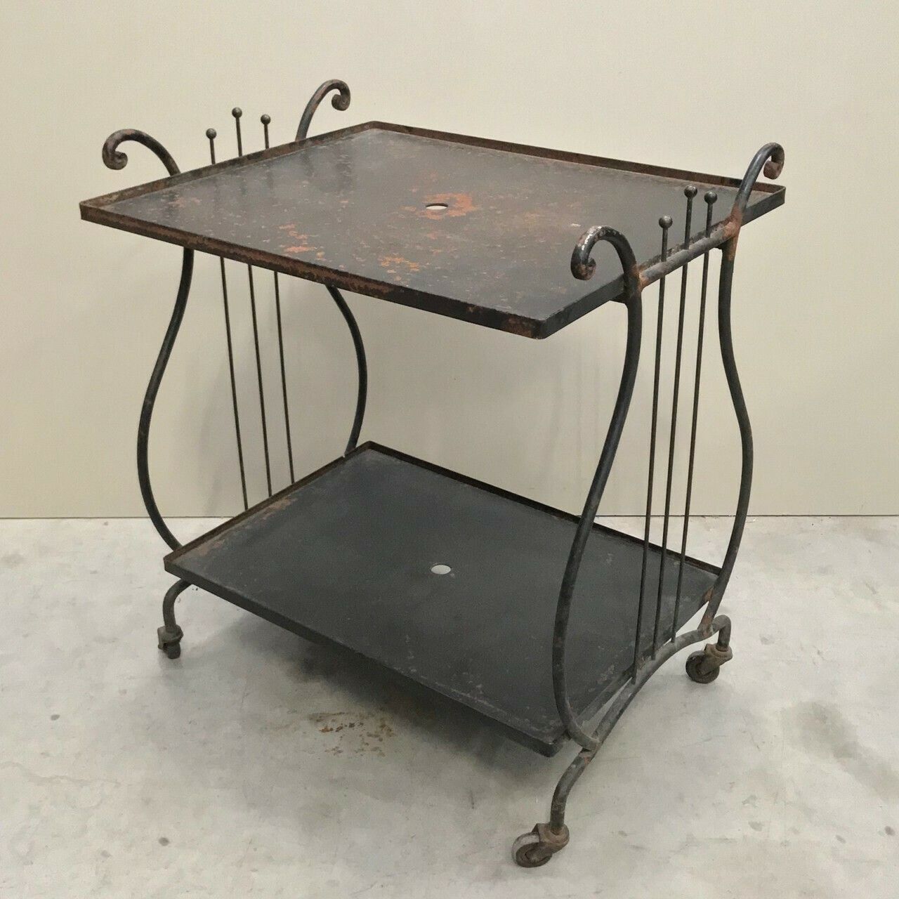 Bar Cart With A Harp, Mid 20th Century photo buy