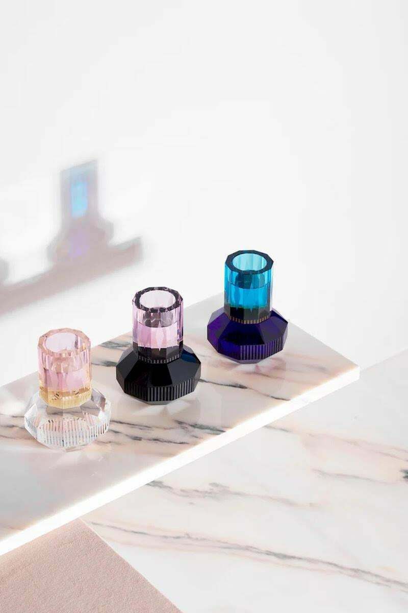 Crystal Candlestick, Model Chic, 21st Century. photo buy