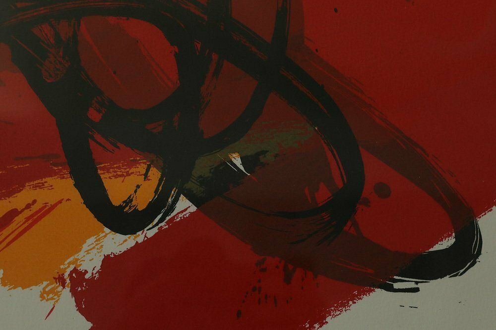 Gérard Gosselin, Tribute To Lorca, Color Lithograph, 1986, Framed photo for sale