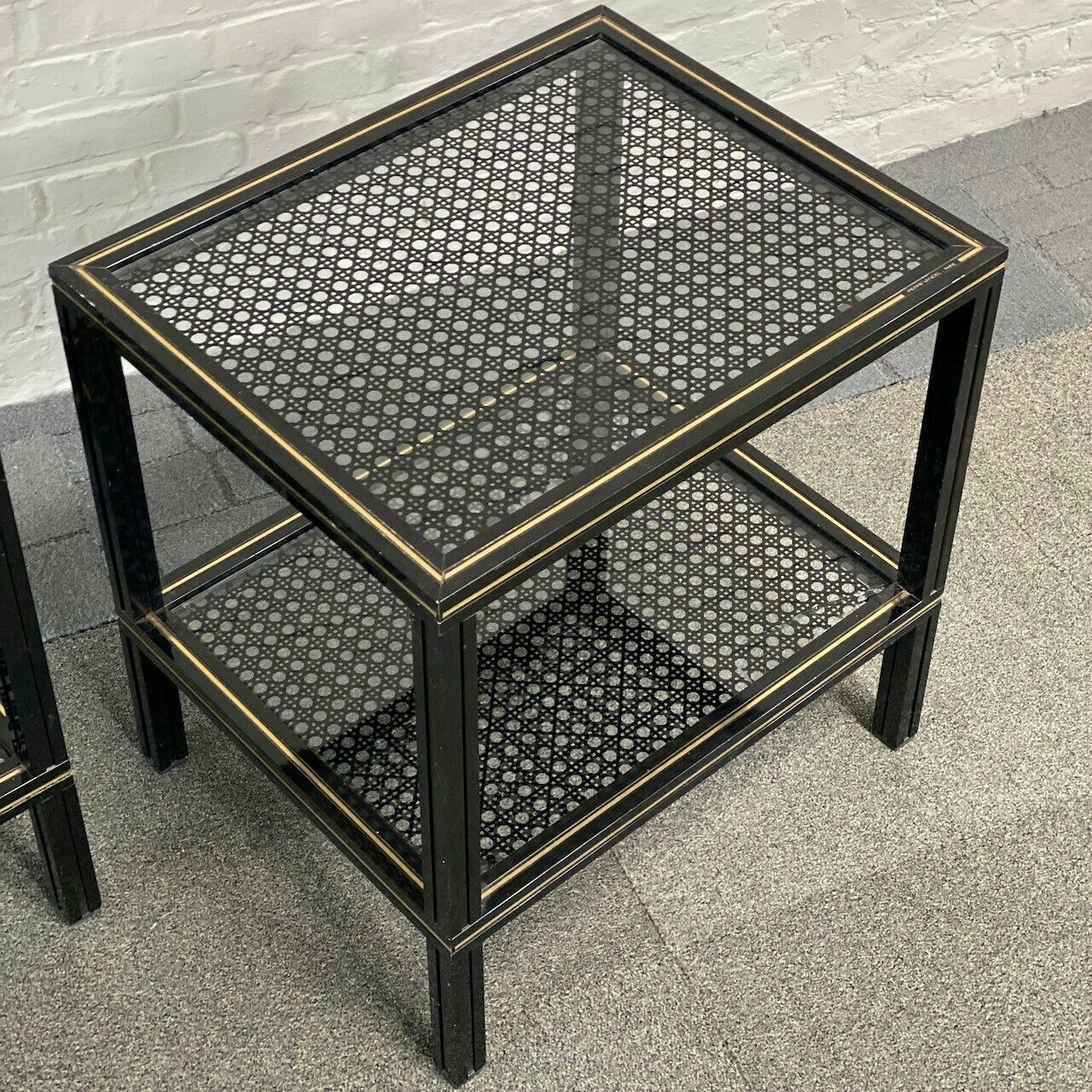 Pair Pierre Vandel Sidetables, Mid 20th Century photo vinterior
