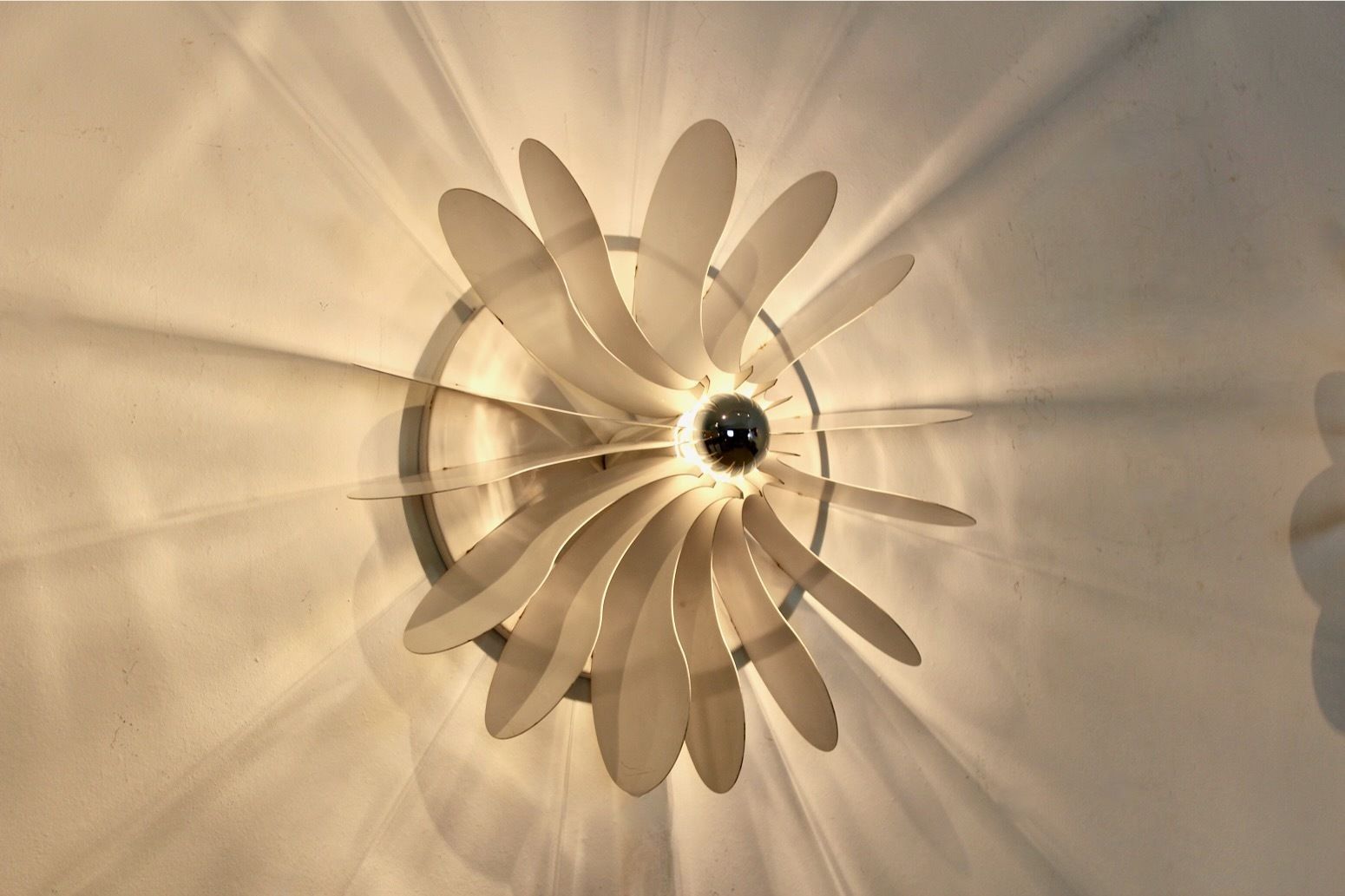 Graphical Bolide Sconces By Hermian Sneyders De Vogel For Raak, Amsterdam, Stock Of Four photo for sale