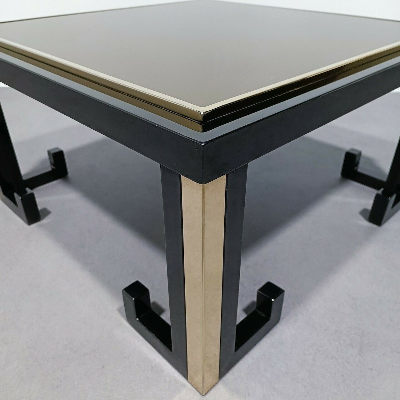 Side Table M2000 Black & Gold, Mid 20th Century photo for sale