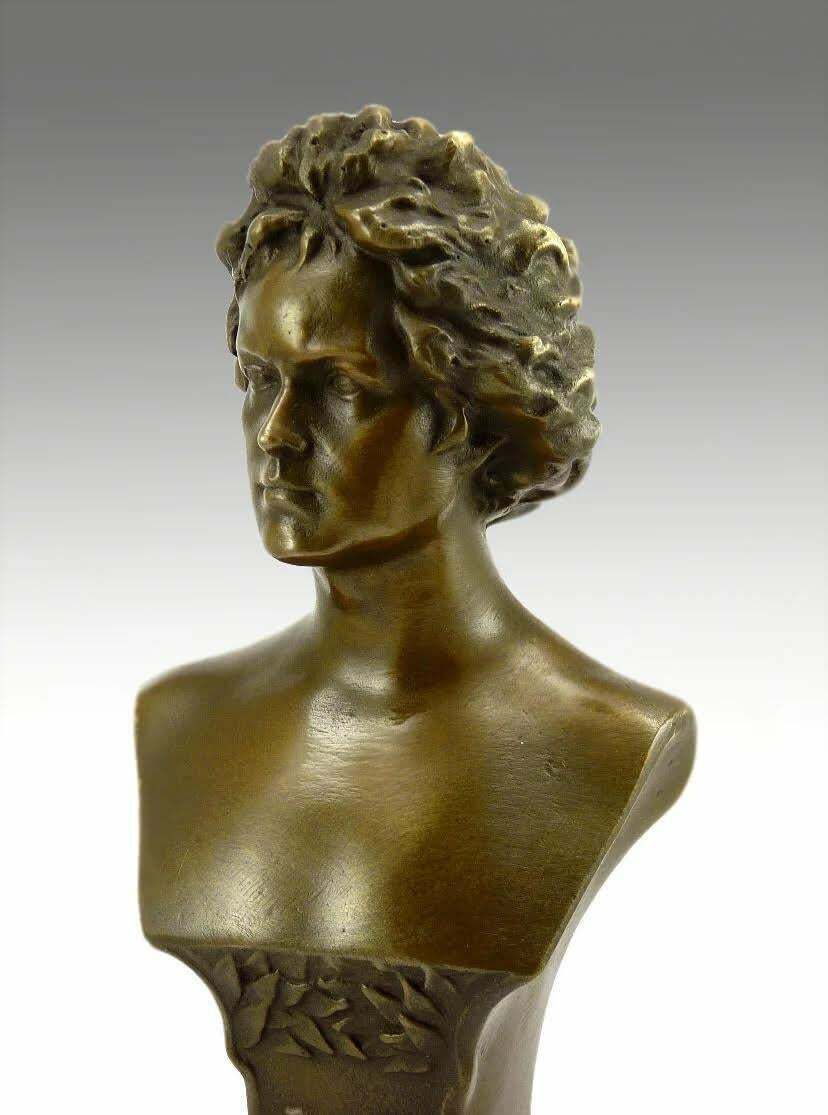 Bronze Sculpture Of Beethoven, 21st Century. photo for sale