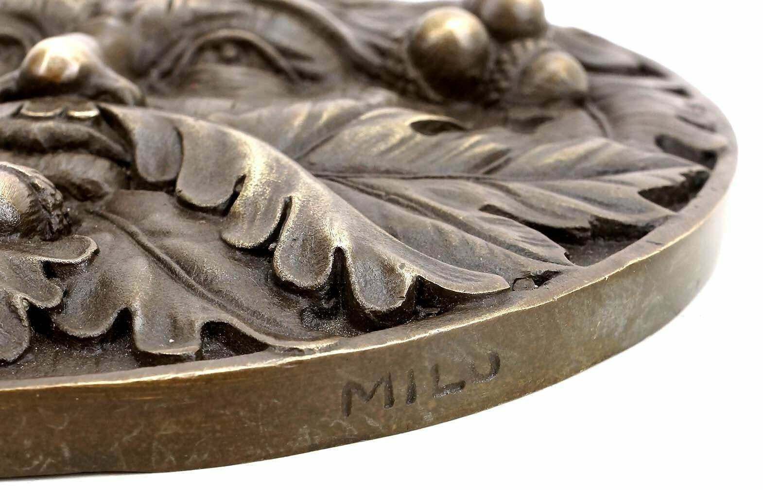 Medal, Contemporary Bronze Sculpture, 21st Century. photo Art