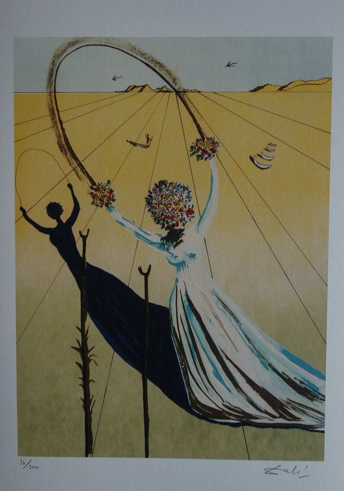Fine Surrealist Limited Edition Print, Salvador Dali, Signed & Numbered In Pencil photo buy