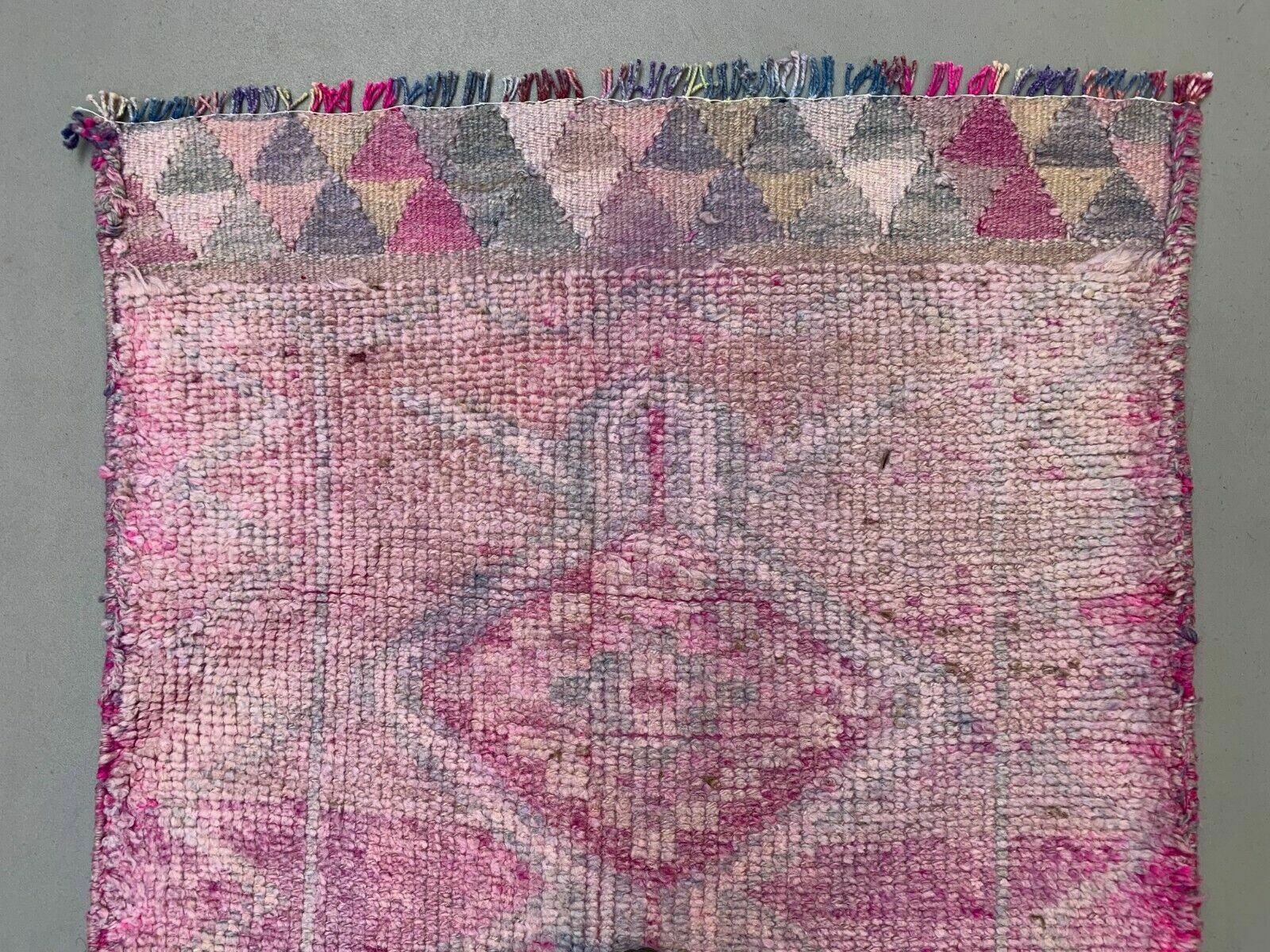 Textiles Vintage Turkish Tribal Runner 318x90 Cm Veg Dye Wool Rug Tribal, Handmade photo