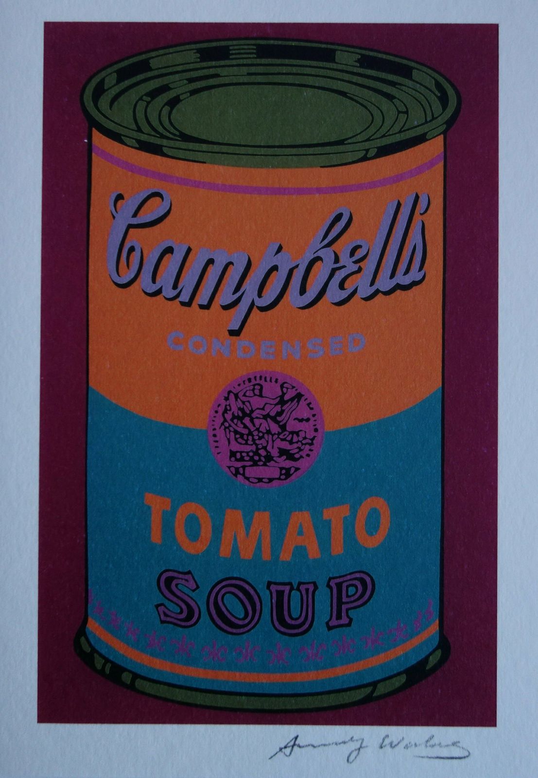 Fine Pop Art Limited Edition Print – Campbell’s Soup Can, Andy Warhol, Signed & Numbered, With Estate Stamp
