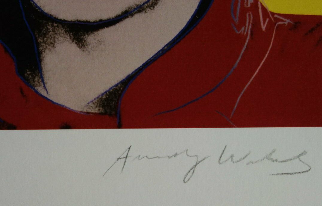 Fine Pop Art Edition Trial Proof Print – Michael Jackson, Andy Warhol, Signed & Stamped With Estate Stamp photo for sale