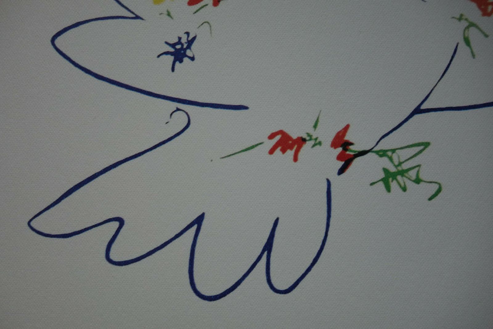 photo furniture Rare Beautiful Limited Cubist Print   Dove, Pablo Picasso, Signed & Stamped