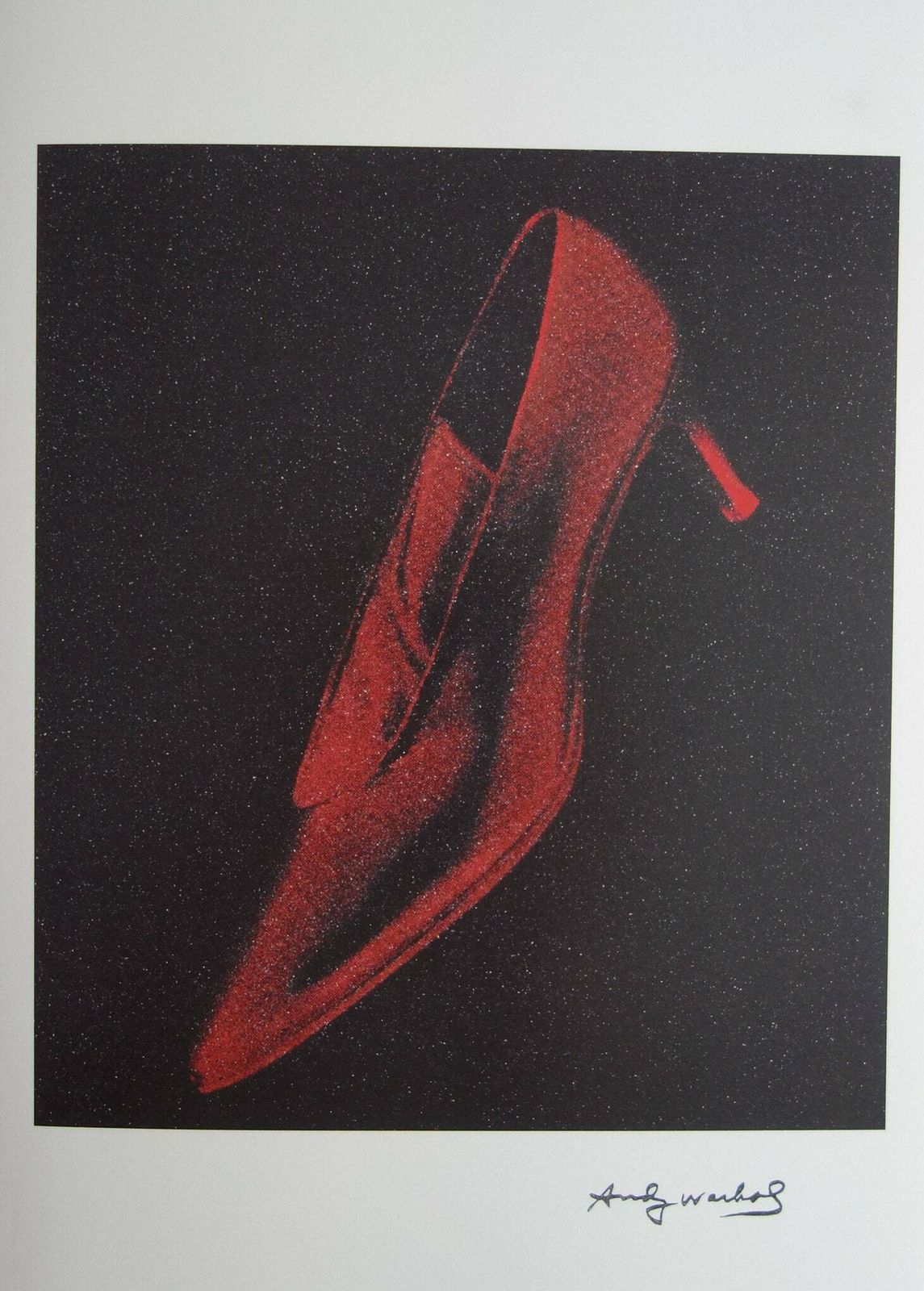 Fine Pop Art Shoes Print   Andy Warhol, Stamp Signed & Stamped With Refrence Stamp