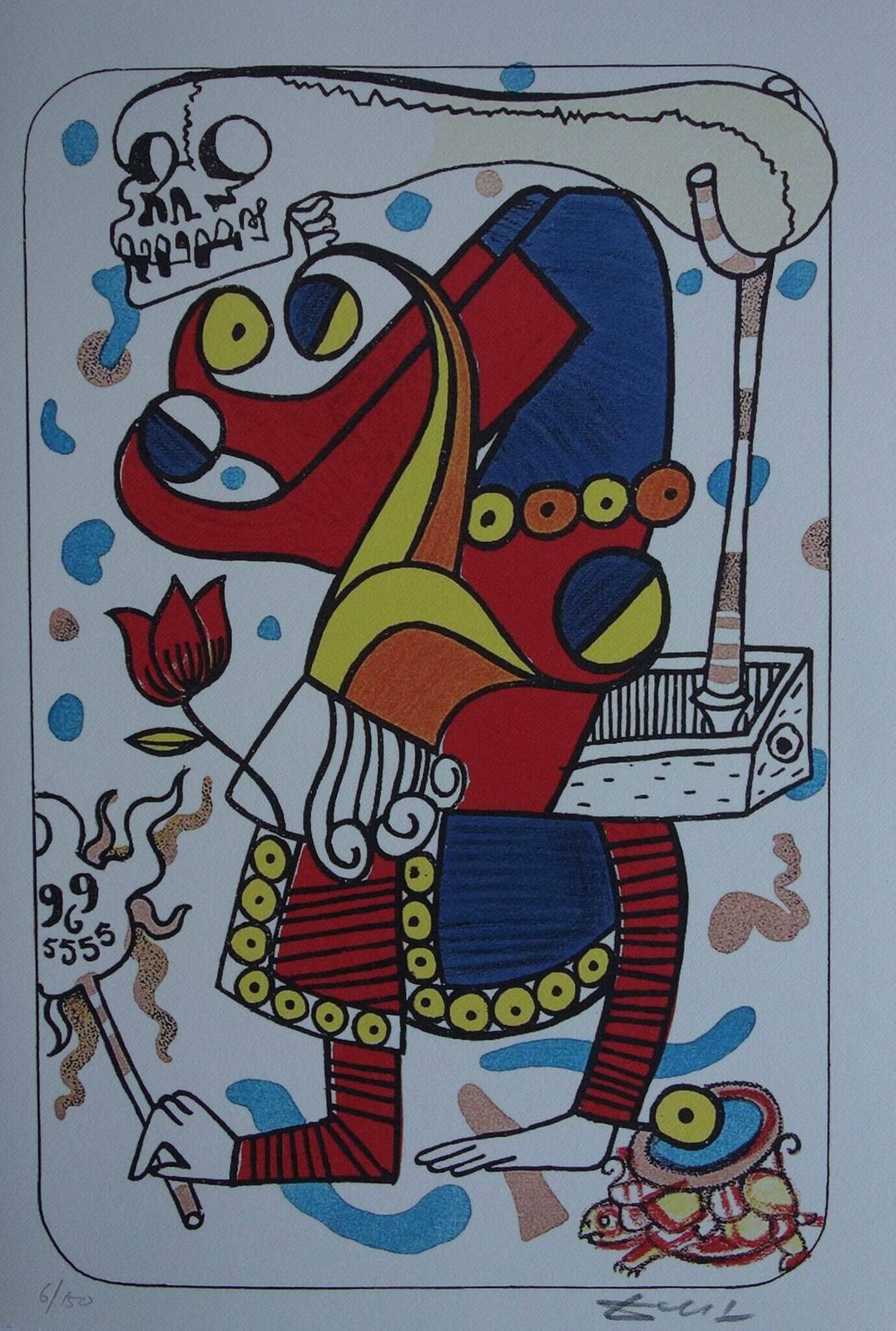 Fine Surrealist Limited Edition Print, Surreal Playing Cards   Joker, Salvador Dali, Signed & Numbered In Pencil