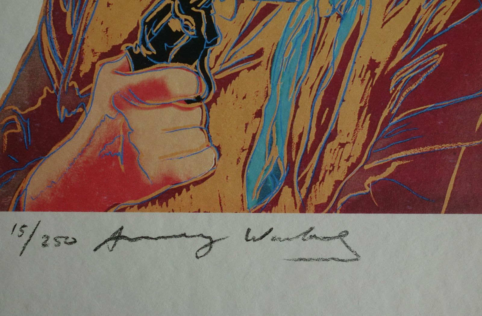 Fine Pop Art Limited Edition Print   Western Cowboys, Andy Warhol, Signed & Numbered photo Art