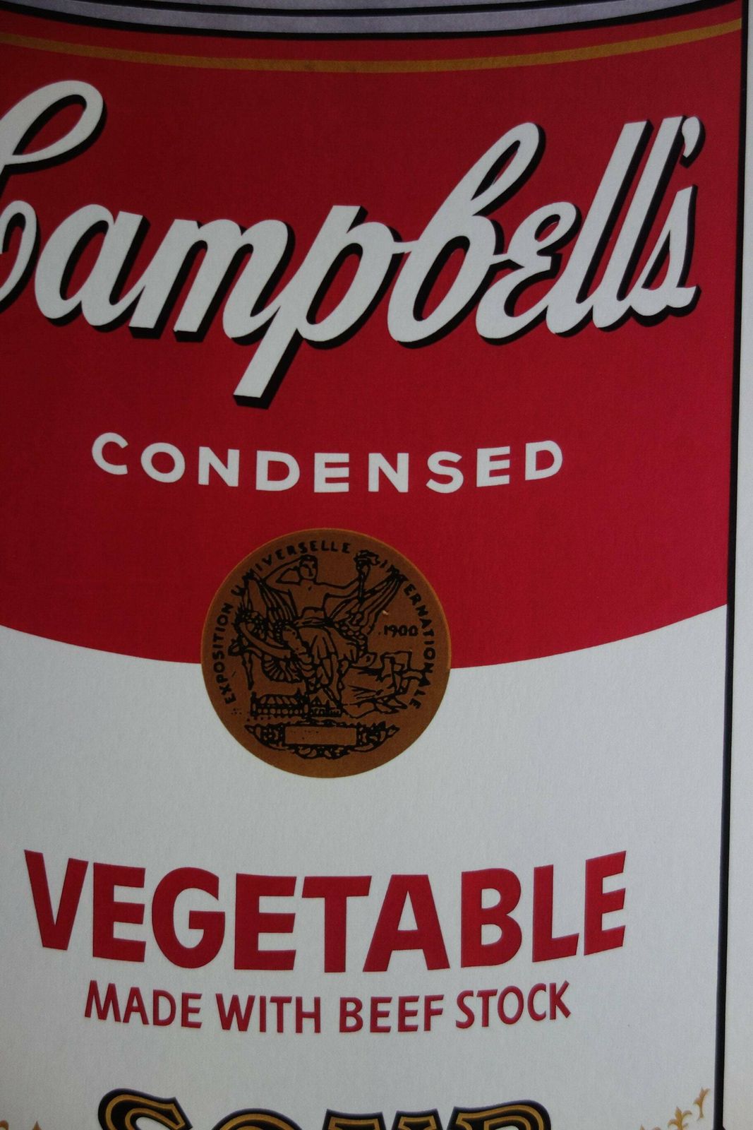 Fine Pop Art Limited Edition Print – Campbell’s Soup Can, Andy Warhol, Hand Signed & Numbered, With Estate Stamp photo furniture