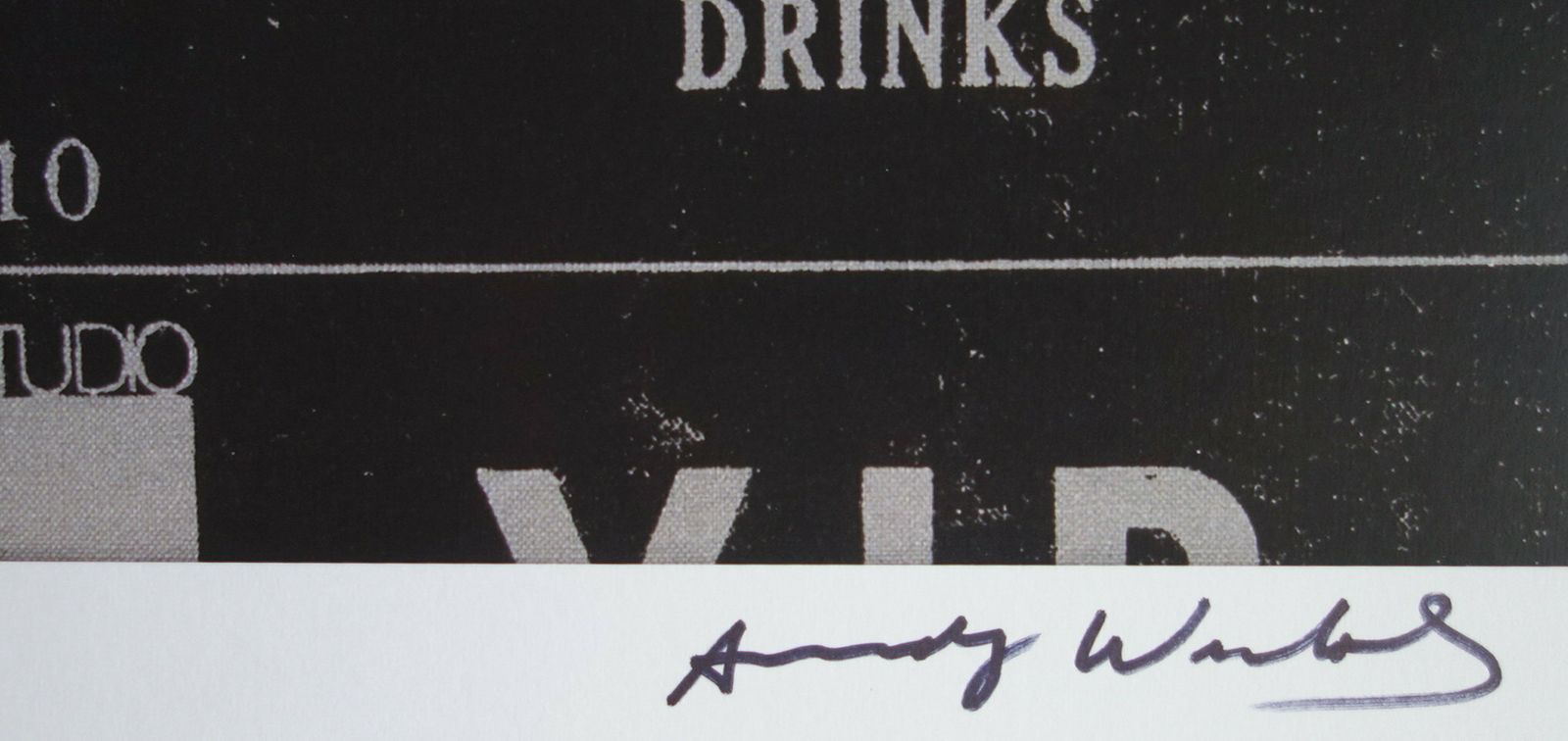 Fine Pop Art Limited Edition Print   Studio 54 Vip Tickets, Andy Warhol, Signed & Numbered photo Art