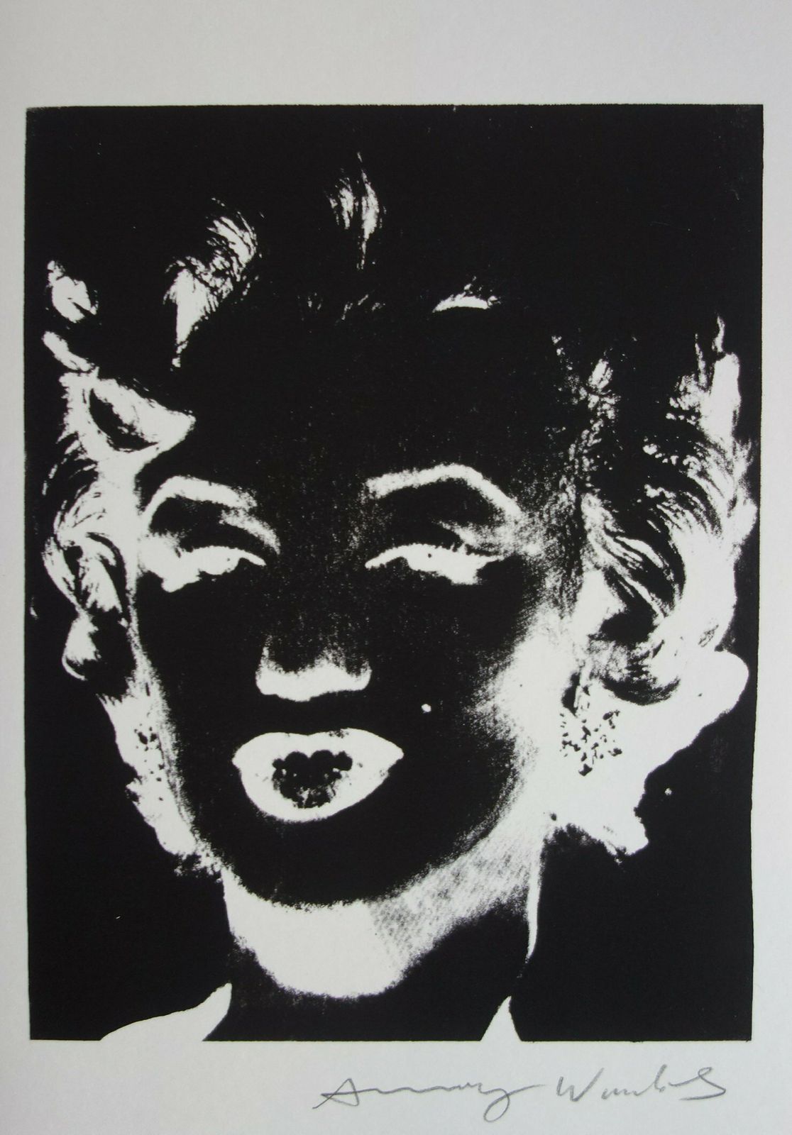 Fine Pop Art Limited Edition Print – Marylin Monroe, Andy Warhol, Signed & Numbered photo vinterior