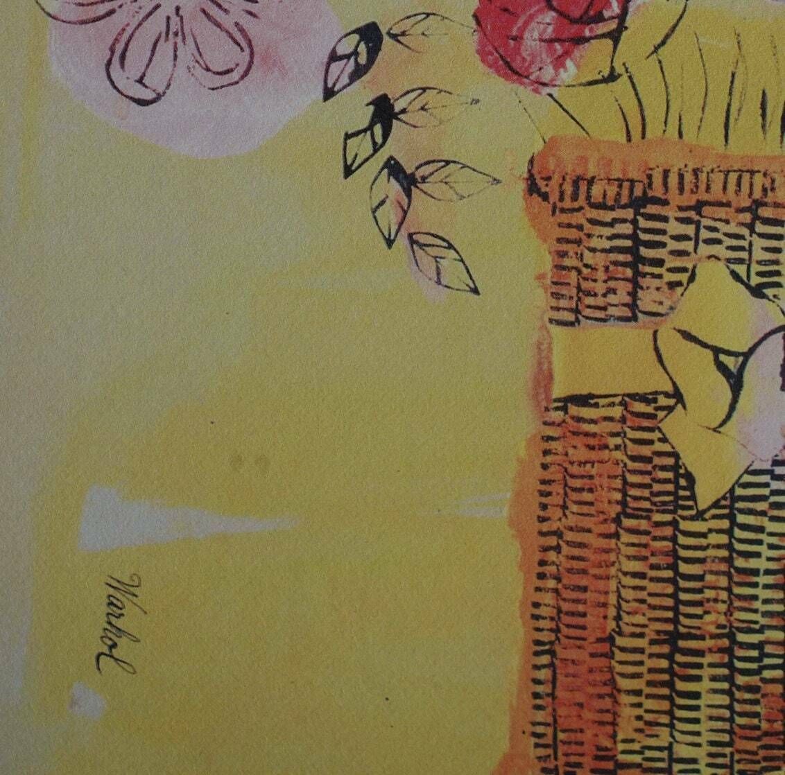 Fine Pop Art Limited Edition Print   Illustration   Flowers, Andy Warhol, Signed & Numbered photo 143.0