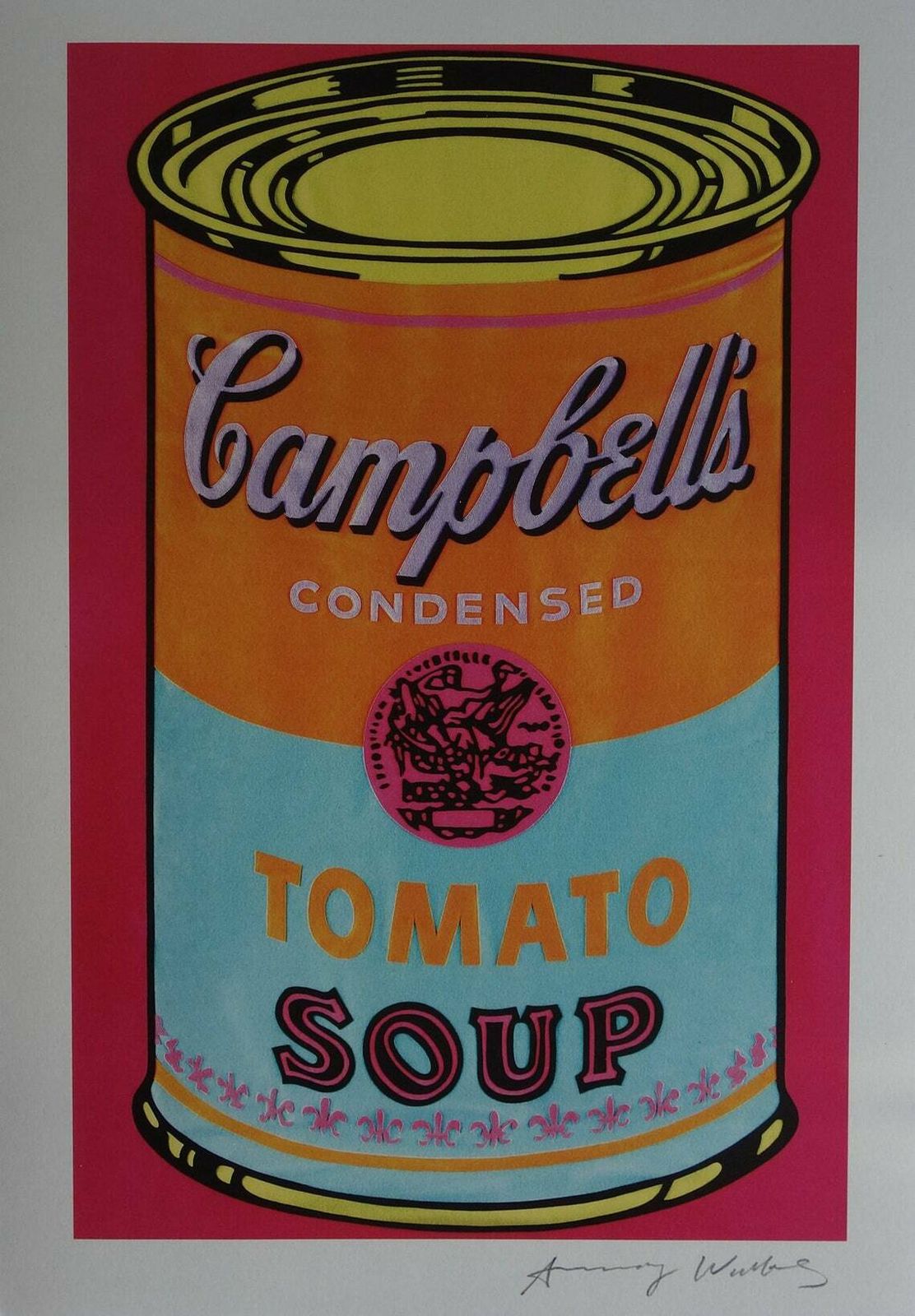 Fine Pop Art Limited Edition Trial Proof Print – Campbell’s Soup Can, Andy Warhol, Hand Signed photo 218.0